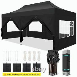 10'x20' Pop up Canopy Heavy Duty Commercial Party Tent Outdoor Instant Gazebo