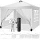 10x10ez Pop Up Canopy Heavy Duty Commercial Instant Tent Waterproof Party Gazebo