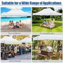 10x15 Canopy Heavy Duty Commercial Tent Outdoor Garden Gazebo with 4 Sidewalls