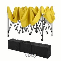 10x15ft Pop up Canopy Commercial Heavy Duty Outdoor Gazebo Tent with 4 sidewalls