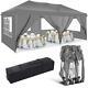 10x20ft Pop Up Canopy Wedding Commercial Heavy Duty Party Tent Gazebo Sidewalls
