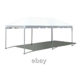 10x20 Commercial Heavy Duty Frame Tent White Canopy Event Wedding Party Gazebo