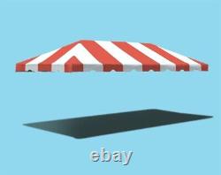 10x20 Commercial Heavy Duty Replacement Top Red Event Canopy for Frame Tent