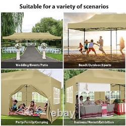 10x30FT Heavy Duty Pop Up Canopy Commercial Tent Waterproof Gazebo Outdoor