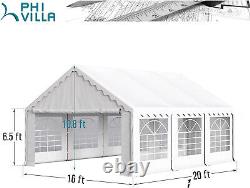 16'x20' Outdoor Commercial Party Tent Heavy Duty Wedding Canopy Gazebo Pavilion