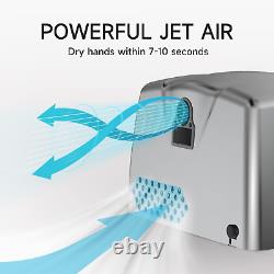 2Pack High Speed Commercial Automatic Hand Dryer Heavy Duty Stainless Steel Ha