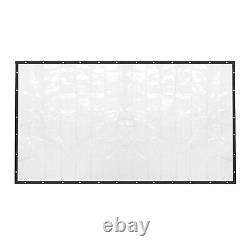 820 FT Heavy Duty Commercial PVC Vinyl Clear Curtain Wall Rainproof Waterproof