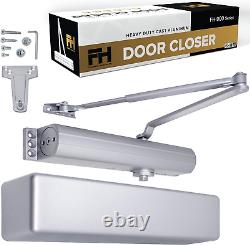 Commercial Door Closer Automatic Heavy Duty High Traffic Adjustable ANSI/BHMA Gr