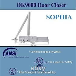 Commercial Door Closer Extra Heavy Duty DK9000 Hydraulic Auto Door Closer Adj