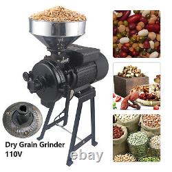 Commercial Heavy Duty 2200W Electric Grain Mill Grinder Feed Pulverizer Machine