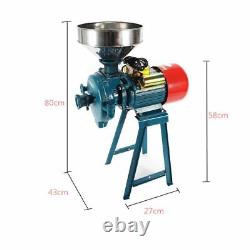 Commercial Heavy Duty 2200W Electric Grain Mill Grinder Feed Pulverizer Machine