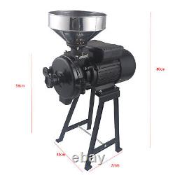 Commercial Heavy Duty 3000W Electric Grain Mill Grinder Feed Pulverizer Machine