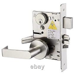 Commercial Heavy Duty Mortise Lock Handle Set for Entrance/Office Rose/ Entry