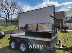 Commercial heavy duty double sided charcoal grill for catering