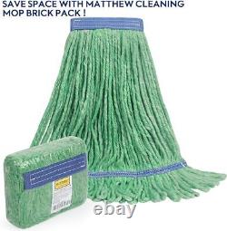 Cotton Mop Head Replacement Heavy Duty Long-end Commercial Industrial Easy Wring