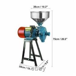 Electric Grain Grinder Mill Commercial Heavy Duty Feed Mill Dry Cereals Wheat Gr