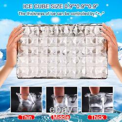 Heavy Duty 150lb /24H Commercial Built-in Stainless Steel Ice Maker Cube Machine