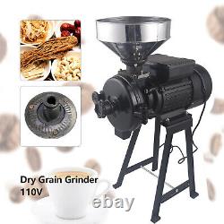 Heavy Duty 3000W Electric Grain Mill Grinder Commercial Feed Pulverizer Machine