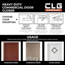 Heavy Duty Commercial Door Closer DC8016 Slim Line Surface Moun