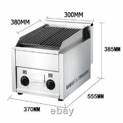 Heavy Duty Grill Flat Top Countertop Food Grill Commercial Restaurant Gas Gril