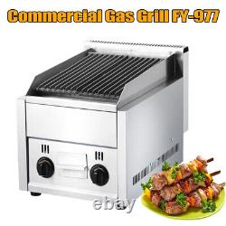 Heavy Duty Grill Flat Top Countertop Food Grill Commercial Restaurant Gas Gril