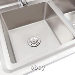 Heavy Duty Kitchens Commercial Utility Sink 2 Compartment Stainless Steel Sink