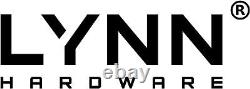 LYNN HARDWARE Commercial Door Lever Lock Heavy Duty, Satin Chrome