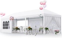 PEAKTOP OUTDOOR Wedding Party Tent Heavy Duty Commercial Pavilion Canopy 10x30FT