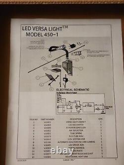 VERSA LED Commercial Dock Light Model 450-1 Weatherproof 120 VAC Heavy Duty