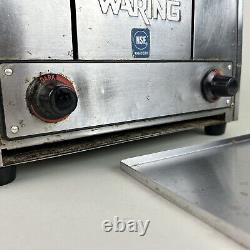 Waring Commercial 4 Slot Toaster Heavy Duty Professional Restaurant WORKS WCT805